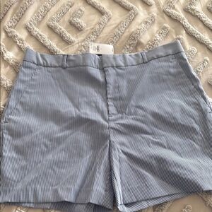 Banana Republic Blue Striped Women's Shorts